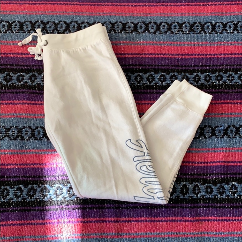White sweatpants from aerie